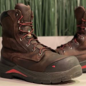 Red wing boot stock 3156 great boot steel toe and water proof🔥🔥mens 11